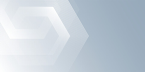 White background with dynamic wavy hexagon texture. suitable for wallpaper abstract modern