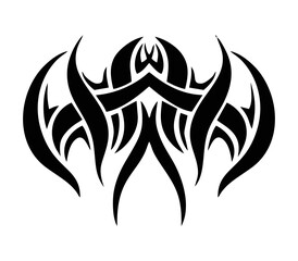 vector image of a tribal tattoo