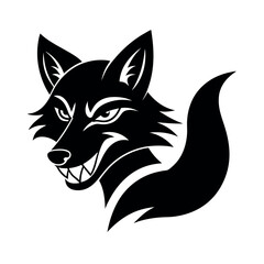 Angry Fox Mascot Tattoo Side Artwork