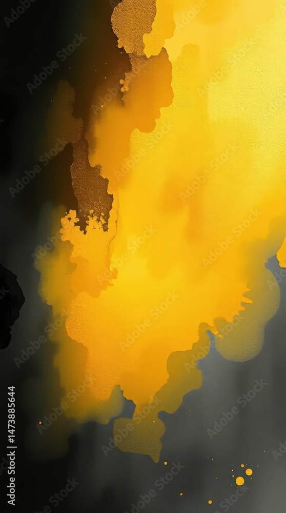 Poster radiant hues blend in a vibrant abstract creation capturing the beauty of light and shadow in a dyna