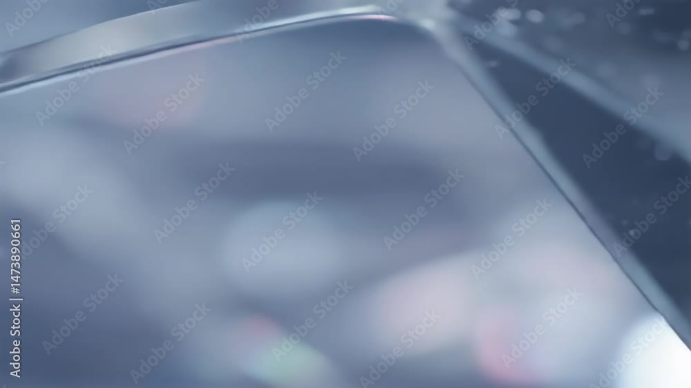 Poster abstract soft shapes floating in light air motion background