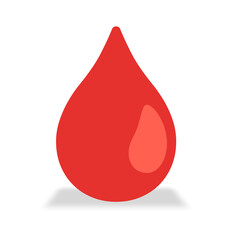 Fototapeta premium blood drop vector illustration