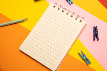 Work notes, diary, content selection, research report, plan objectives, schedule arrangement,...