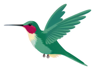 Obraz premium PNG Hummingbird animal flying beak.