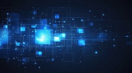Obraz premium Abstract digital network design