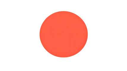 A Vibrant Circular Shape in a Minimalist Composition Representing Abstract Concepts and Emotions