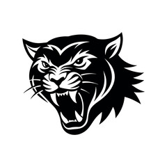 Angry Tiger Mascot Logo Vector Illustration