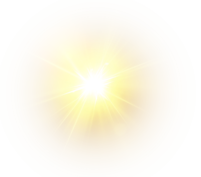 bright sunbeam light effect with golden glow, sparkles, and a magic halo. Perfect for sunrise scenes, energy bursts, bokeh backgrounds, and warm cosmic or natural designs. Vector illustration.	