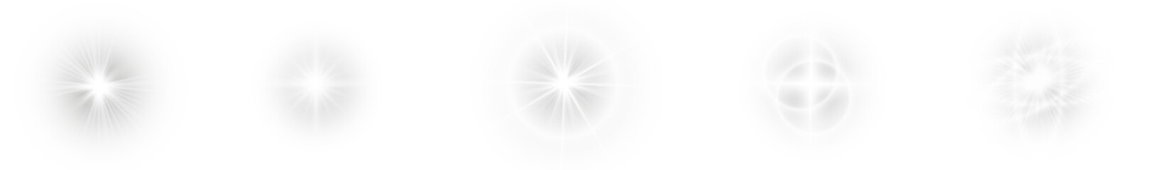 Bright Lens Flare and Light Glow — Transparent Starburst Effect with Sparkles, Rays, and Optical Gleam for Digital Backgrounds and Abstract Studio Designs
