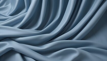 A serene composition of flowing blue fabric, creating a soft and elegant texture with delicate folds and shadows.