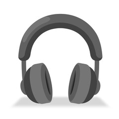 headphones isolated on white background