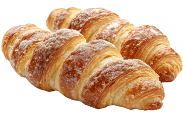 Freshly baked croissants bakery food photography cozy setting close-up shot culinary delight