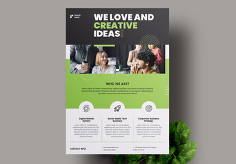 Simple Corporate Flyer Layout
