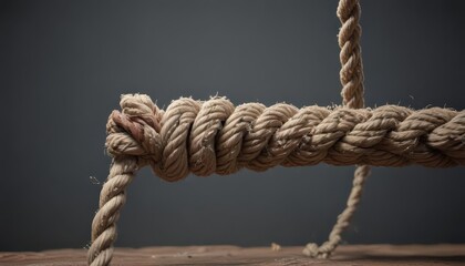 Frayed rope, stretched taut, nearing breaking point ,  extreme, rope,  thread
