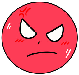 Naklejka premium Face emoji 