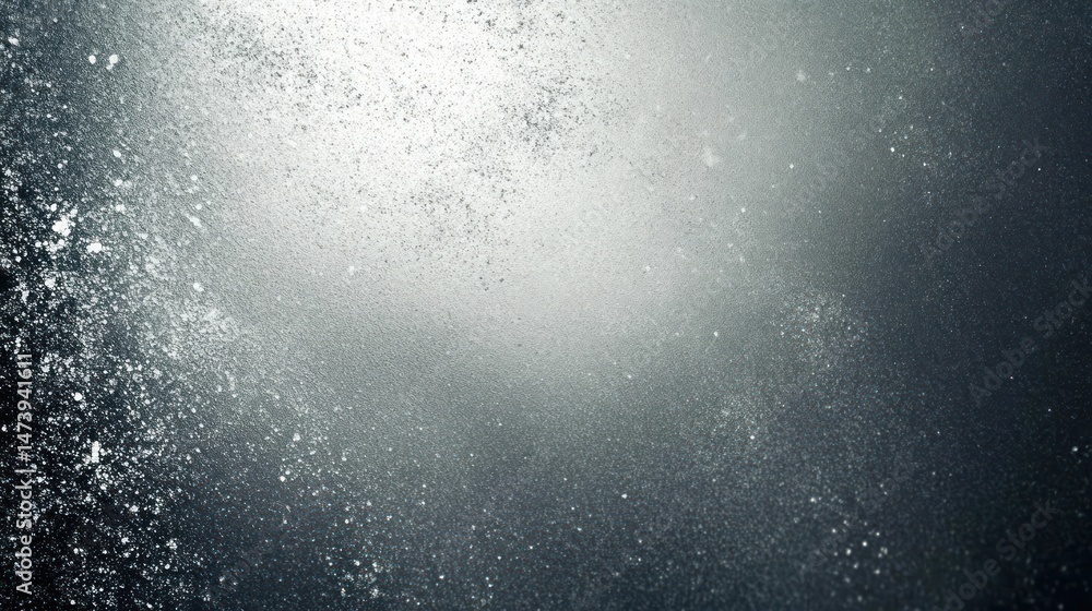 Poster abstract underwater scene: sparkling particles and light rays