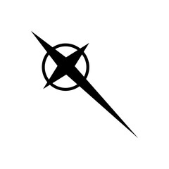 Sparkle vector icon. Shine symbol illustration. star sign or logo.