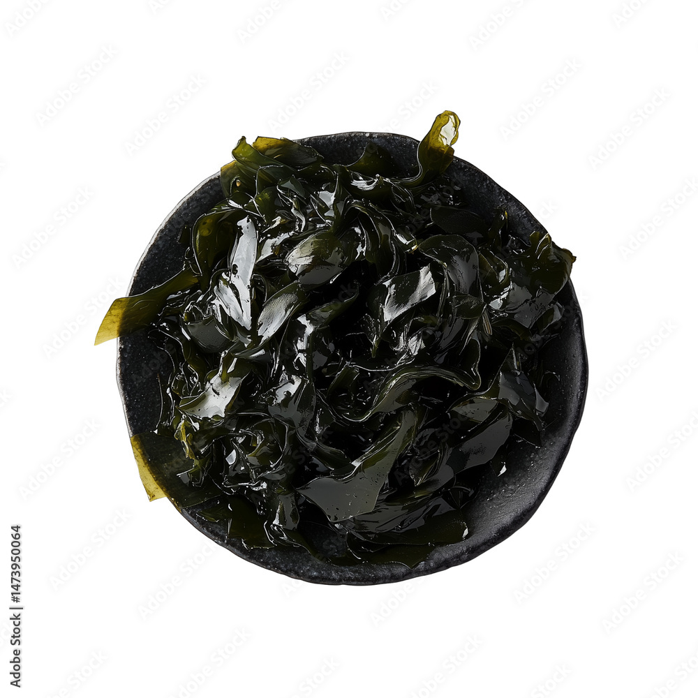 Poster dried tea leaves arranged in a circular pattern. isolated on white background and transparent backgr