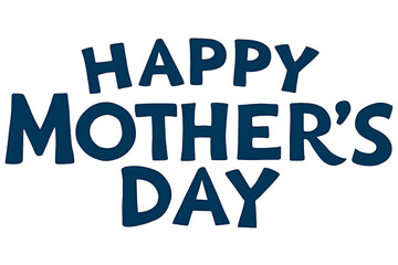 banner with the inscription Happy Mother's Day.