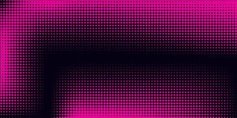 grunge Halftone purplr and black dots pattern and black gradient grunge texture background. Dotted line comic sport style vector illustration