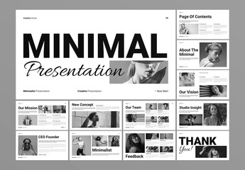 Minimalist Presentation Design Template