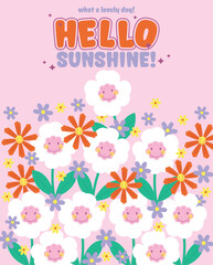 Bright smiles bloom in a pastel garden of joy. Say hello to sunshine and let your day blossom!
