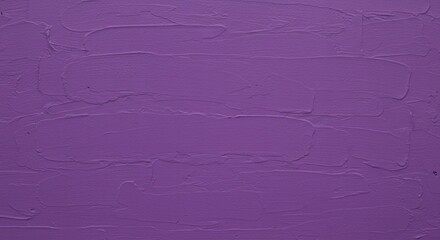 Obraz premium Textured purple wall background with brushstrokes, showing a close-up view of painted surface, perfect for abstract art and design projects.