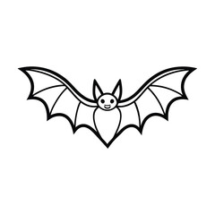 set of halloween bat