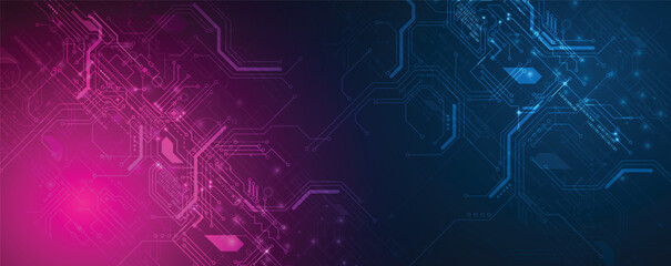 Abstract circuit board technology concept background