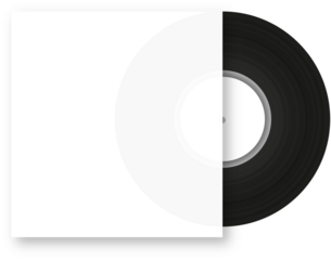 vinyl record and cd
