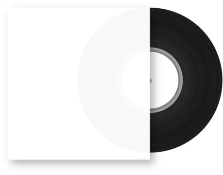 vinyl record and cd
