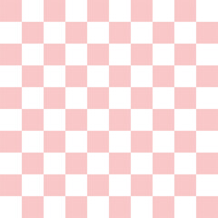 Red and white checkered tablecloth vector