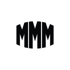 MM monogram logo design letter text name symbol monochrome logotype alphabet character simple logo