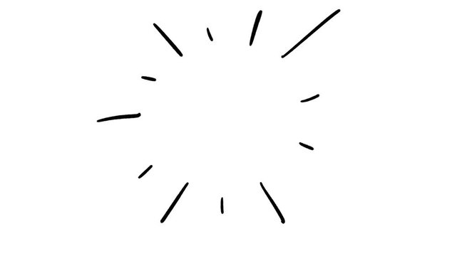 Doodle Highlight Surprise Anime Style Copy Space