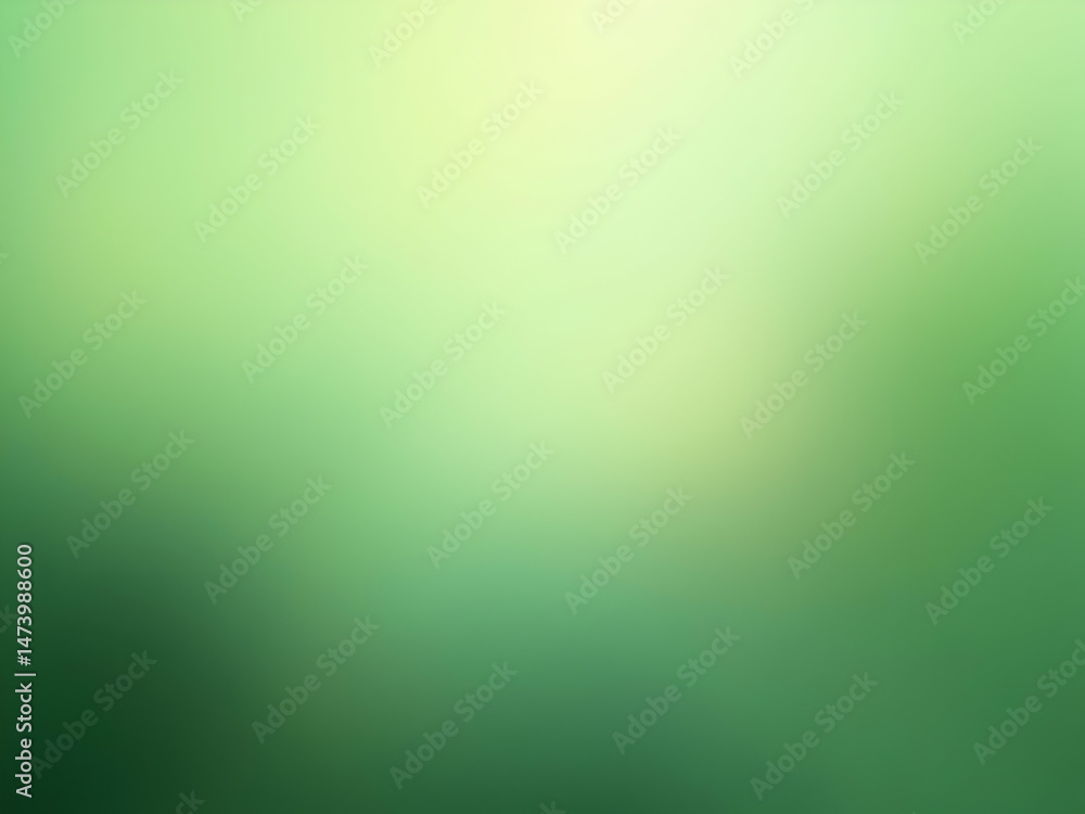 Poster serene green gradient with subtle blur creates a calming and refreshing atmosphere perfect for backg
