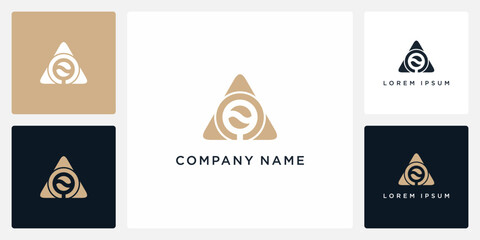 Coffee logo with letter A