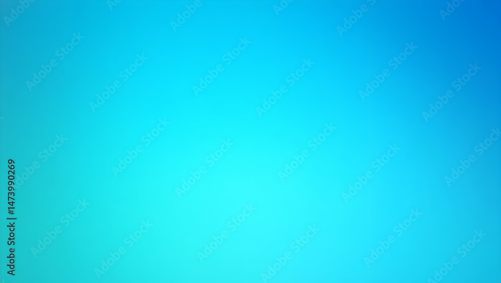 Poster serene ocean gradient backdrop, a fluid transition of vibrant blues and turquoises creates a tranqui