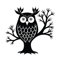 owl on branch