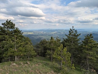 Mosaic of Balkan Valleys: Mountain Panorama