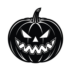 halloween pumpkin on white background