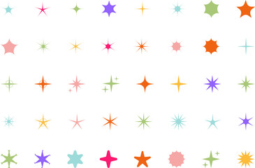 Abstract Geometric Shape Set. Colorful Funky Frames, Labels, and Design Elements in Retro Style.