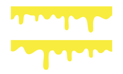 Melted cheese, cheese vector. melted cheese isolated on white background. Liquid Cheese Shape for Pizza, Sandwich and Fondue Packaging