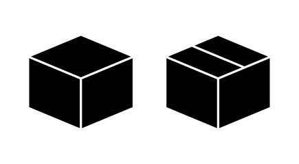 Box icon vector. box sign and symbol, parcel, package
