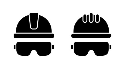 Helmet icon vector. Motorcycle helmet sign and symbol. Construction helmet icon. Safety helmet