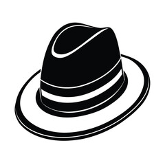 black hat vector illustration