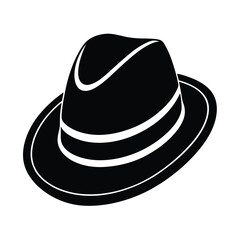 black hat vector illustration