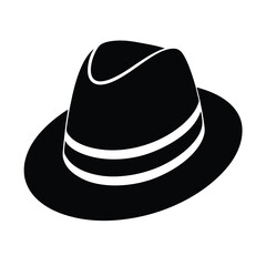 black hat isolated on white
