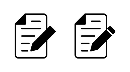 Note icon vector. notepad sign and symbol