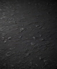 Fototapeta premium Black textured paper, close-up macro view Subtle roughness visible , design, material, rough