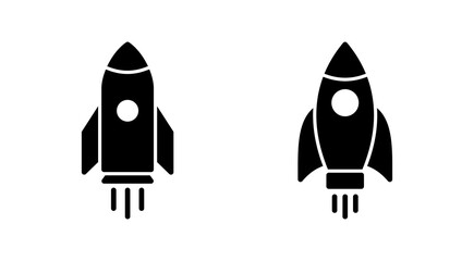 Rocket icon vector. Startup sign and symbol. rocket launcher icon